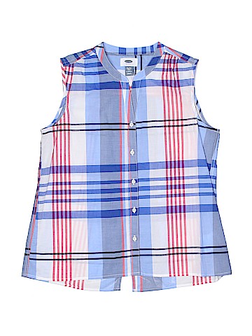 Old Navy Sleeveless Button-Down Shirt (view 1)