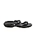 Crocs Solid Black Sandals Size 7 - photo 1