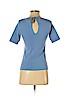 Ann Taylor Blue Short Sleeve Top Size XS (petite) - photo 2