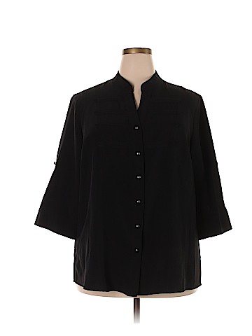 Kathie Lee 3/4 Sleeve Blouse (view 1)
