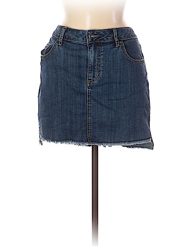 Melrose and Market Denim Skirt (view 1)