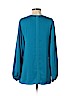 Laundry by Shelli Segal 100% Polyester Blue Long Sleeve Blouse Size XS - photo 2