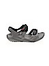 Crocs Solid Gray Sandals Size 5 - photo 1