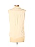 J. Mendel 100% Silk Ivory Sleeveless Silk Top Size 6 - photo 2