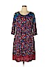 Triste Blue Casual Dress Size 1X - photo 1