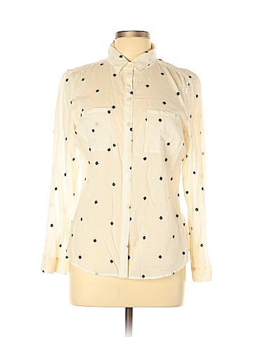Ann Taylor LOFT Long Sleeve Button-Down Shirt (view 1)