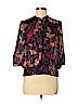 Ann Taylor Factory 100% Polyester Purple 3/4 Sleeve Blouse Size M (petite) - photo 1