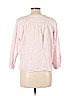 Old Navy Pink Long Sleeve Blouse Size L (petite) - photo 2