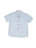 Sovereign Code 100% Cotton Print Blue Short Sleeve Button-Down Shirt Size 6 - photo 1