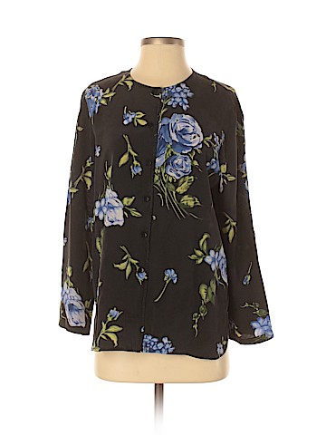 Real Clothes Long Sleeve Silk Top (view 1)