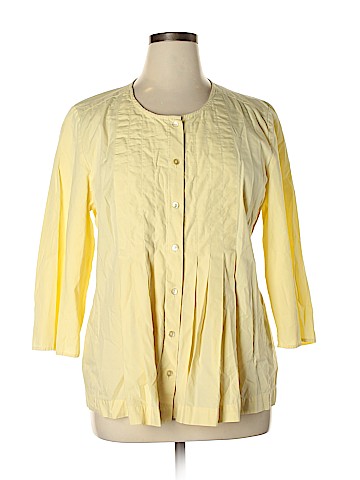 J.jill 3/4 Sleeve Button-Down Shirt (view 1)