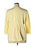 J.jill 100% Cotton Yellow 3/4 Sleeve Button-Down Shirt Size XL - photo 2