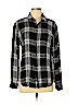 Rails 100% Rayon Black Long Sleeve Button-Down Shirt Size L - photo 1