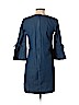 Ann Taylor 100% Cotton Blue Casual Dress Size 00 (petite) - photo 2