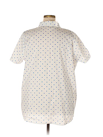 Woman Within Short Sleeve Button-Down Shirt (view 2)
