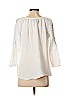 Lord & Taylor 100% Cotton White 3/4 Sleeve Top Size S (petite) - photo 2