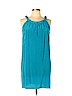 Banana Republic 100% Silk Blue Casual Dress Size M (petite) - photo 1
