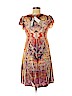 Apt. 9 Orange Casual Dress Size M (petite) - photo 2