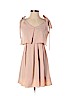 J.O.A. Los Angeles 100% Polyester Tan Casual Dress Size S - photo 1