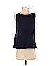 Talbots 100% Cotton Blue Sleeveless Blouse Size 4 (petite) - photo 1