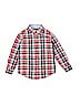 Janie and Jack 100% Cotton Red Long Sleeve Button-Down Shirt Size 3 - photo 1