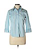 DCC Blue 3/4 Sleeve Blouse Size L (petite) - photo 1