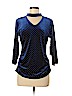 Vince Camuto Blue 3/4 Sleeve Top Size M - photo 1