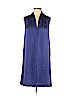 Theory 100% Silk Blue Casual Dress Size 2 - photo 1