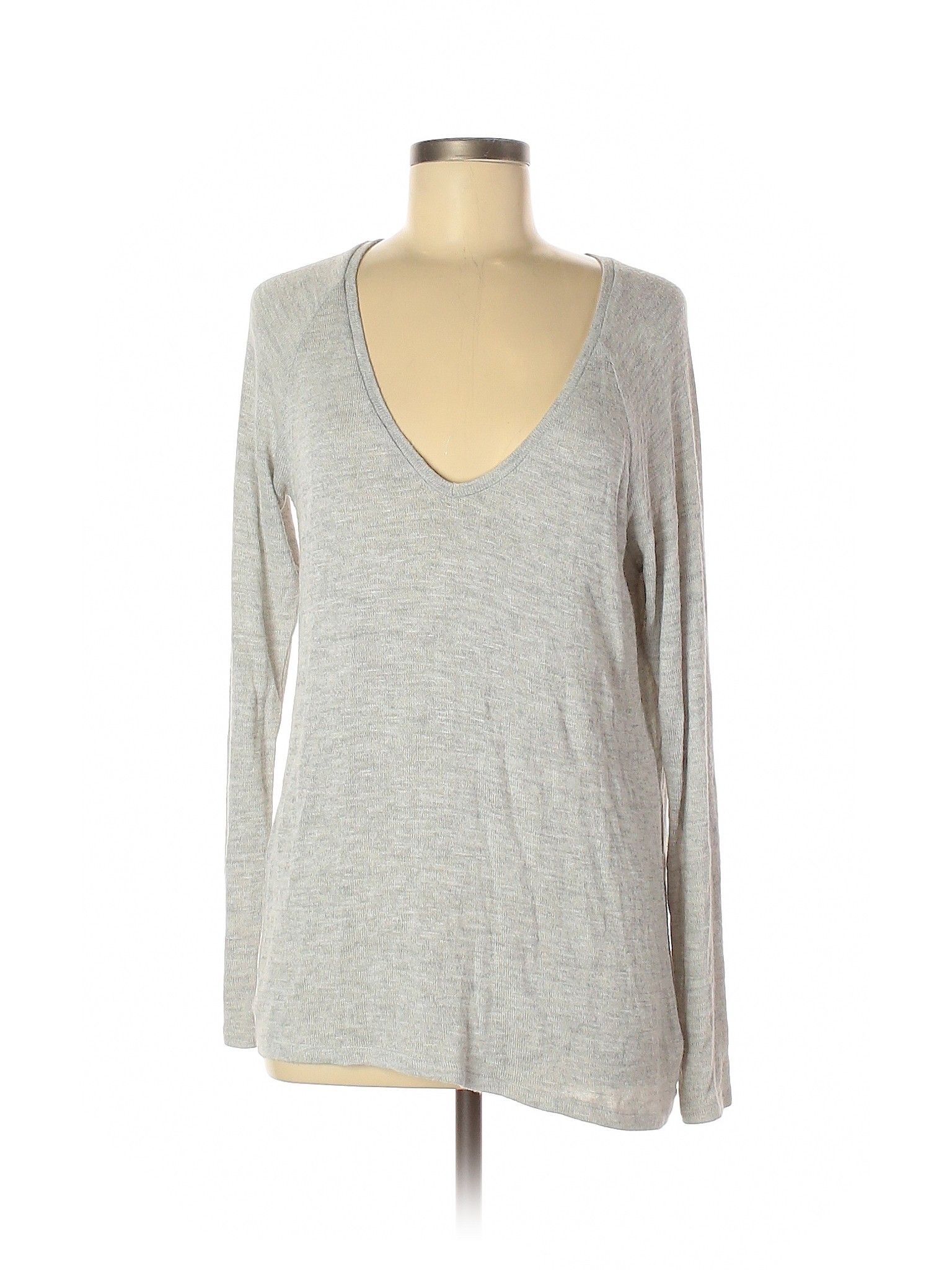 American Eagle Outfitters Women Gray Long Sleeve Top M | eBay