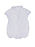 Janie and Jack 100% Cotton Print Blue Short Sleeve Onesie Size 0-3 mo - photo 2