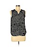 Apt. 9 100% Polyester Black Sleeveless Blouse Size M (petite) - photo 1