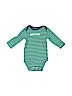 Carter's 100% Cotton Green Long Sleeve Onesie 0-3 MO / 3 MO - photo 1