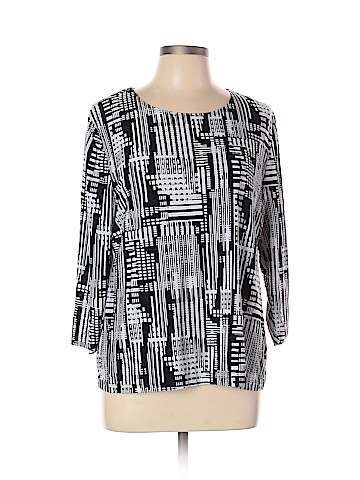 JM Collection 3/4 Sleeve Top (view 1)