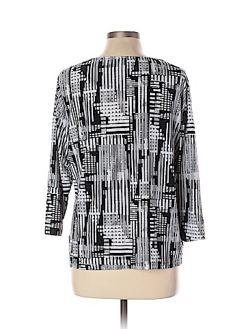 JM Collection 3/4 Sleeve Top (view 2)