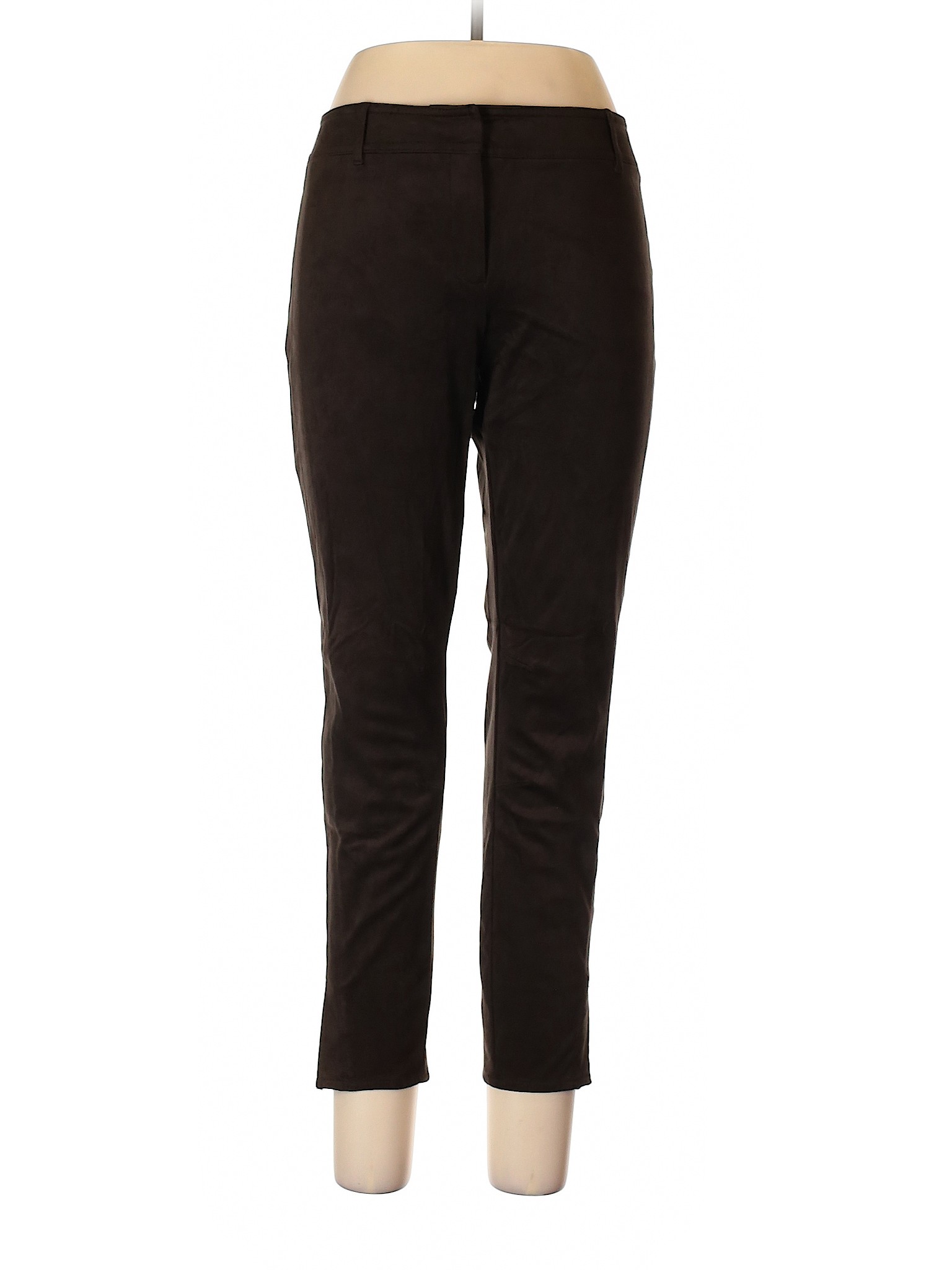 New York & Company Women Brown Velour Pants 10 | eBay
