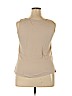Donna Ricco 100% Rayon Tan Sleeveless Blouse Size 14 (petite) - photo 2