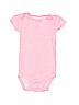 Child of Mine by Carter's 100% Cotton Pink Short Sleeve Onesie Size 6-9 mo - photo 1