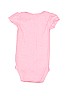 Child of Mine by Carter's 100% Cotton Pink Short Sleeve Onesie Size 6-9 mo - photo 2