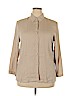 Donna Ricco 100% Rayon Tan Long Sleeve Blouse Size 14 (petite) - photo 1