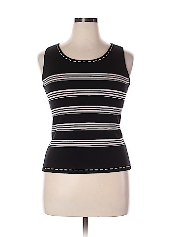 Tahari Sleeveless Silk Top (view 1)