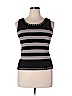 Tahari Black Sleeveless Silk Top Size 14 (petite) - photo 1