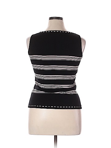 Tahari Sleeveless Silk Top (view 2)