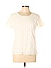 Market and Spruce White Short Sleeve Blouse Size M (petite) - photo 1