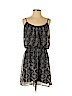 Aqua 100% Polyester Black Casual Dress Size S - photo 1