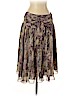 Diane von Furstenberg 100% Silk Purple Silk Skirt Size 4 - photo 1