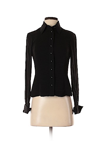 Chetta B Long Sleeve Silk Top (view 1)