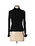 Chetta B 100% Silk Black Long Sleeve Silk Top Size 2 (petite) - photo 1