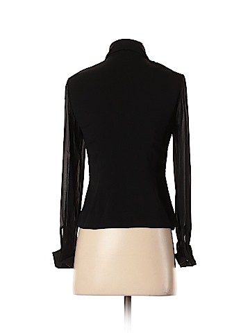 Chetta B Long Sleeve Silk Top (view 2)