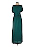 H&M 100% Viscose Green Casual Dress Size XS - photo 2
