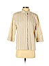 Alia Ivory 3/4 Sleeve Button-Down Shirt Size 8 (petite) - photo 1